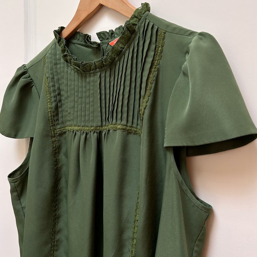 ModCloth Loyally Lovely Cap Sleeve Blouse sIze 1X